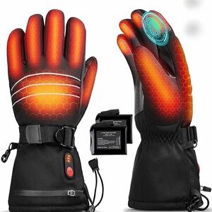 Heated 3M Thinsulate Ski Motorcycle Men’s Gloves L rechargeable